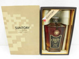 酒祭 洋酒祭 サントリー クレスト 12年 700ml 43％ 未開栓 SUNTORY WHISKY CREST AGED 12 YEARS