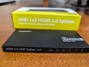 KanaaN HDMI 分配器 1入力2出力