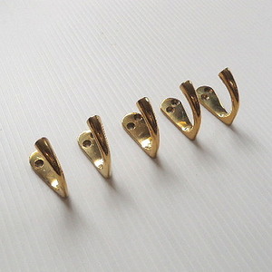 5 piece set brass casting Mini single hook curtain Thai hook wall hook type2