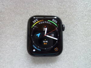 Apple Watch Series6 серии 6 GPS+Cellular модель 44mm Space серый aluminium кожа магнит оригинальный частота принадлежности большое количество 