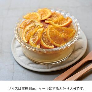 HARIO(ハリオ) 耐熱ガラス製 ホールケーキ型 5号 1000ml BUONO kitchen