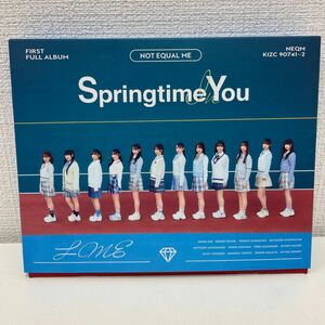 【1円スタート】 ≠ME Springtime In You 初回限定豪華盤 CD+Blu-ray ノットイコールミー ノイミー 指原莉乃