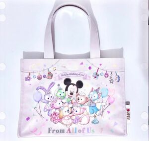 美品　Disney40周年　ダッフィーフレンズ　フロムオールオブアス　トートバッグ