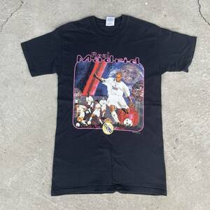 ビンテージ　90s　screen stars　プリント　Tシャツ　レアルマドリード　サッカー　ロベルトカルロス　アイルランド製　240510