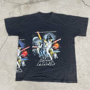 ビンテージ　プリント　Tシャツ　テストプリント　ボロ　映画　スターウォーズ　ジェダイの帰還　1993s　240510