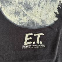 ビンテージ　E.T SF　スピルバーグ監督　映画　ムービー　デザイン　プリント　Tシャツ　240517_画像4