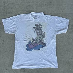 ビンテージ　ユーロ　90s　ねずみ　エロ　セックス　Tシャツ　240521