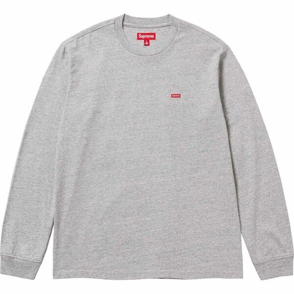 送料無料 M グレー Supreme Small Box Logo L/S Tee Heather Grey 24SS シュプリーム スモール ボックスロゴ ロンT Tシャツ 新品未使用