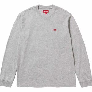 送料無料 XXL グレー Supreme Small Box Logo L/S Tee Heather Grey 24SS シュプリーム スモール ボックスロゴ ロンT Tシャツ 新品未使用