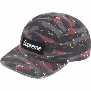 送料無料 レッド タイガーカモ Supreme Military Camp Cap Red Tiger Camo シュプリーム ミリタリー キャンプ キャップ 24SS Box Logo 新品