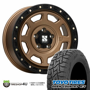 4本セット エクストリームJ XJ07 16x7.0J 5/114.3 +35 MBR TOYO トーヨー オープンカントリー R/T 215/70R16 BL デリカD5