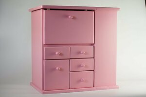 [ outlet ] price cut! free shipping! remainder 1 point! dresser pink . series cosme storage make-up pcs dresser dresser wooden with casters 89135 y-127