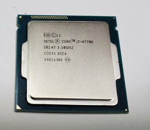 中古CPU i7-4770K 4世代 1円スタート 動作未確認