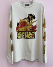 SAINT MICHAEL セントマイケル Tシャツ 長袖 トップス メンズ レディース 綿 アニメ ホワイト L_画像1