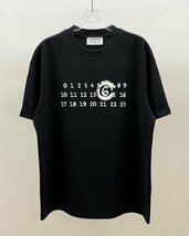 Maison Margiela メゾン マルジェラ トップス Tシャツ シンプル メンズ レディース カジュアル ブラック M_画像1