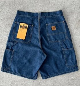 carhartt カーハート ボトム ショートパンツ デニム パンツ メンズ ストリート カジュアル ブルー 34