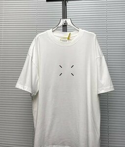 Maison Margiela メゾン マルジェラ トップス Tシャツ メンズ レディース シンプル 無地 ホワイト サイズ48