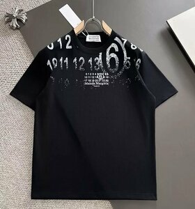 Maison Margiela メゾン マルジェラ トップス Tシャツ メンズ レディース デーリー ブラックＬ