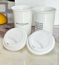 Maison Margiela メゾン マルジェラ カップ マグカップ シンプル デーリー セラミック ２点セット ホワイト_画像7