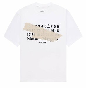 MAISON MARGIELA メゾンマルジェラ トップス Tシャツ シンプル メンズ レディース ホワイト サイズ48