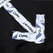 OFF WHITE オフホワイト トップス パーカー トレーナー メンズ レディース シンプル カジュアル ブラック L_画像9