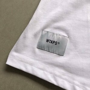 wtaps ダブルタップス Tシャツ トップス 半袖 メンズ ユニセックス ホワイト L サイズ3の画像6