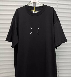 Maison Margiela メゾン マルジェラ トップス Tシャツ メンズ レディース シンプル 無地 ブラック サイズ50