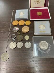 #10435-M EXPO記念メダル他　記念硬貨まとめて コレクション品 中古品