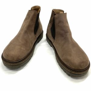 【BIRKENSTOCK】 スタロン サイドゴアブーツ size 41(26.5cm)レギュラー幅 ヌバック ブラウン 美品/ビルケンシュトック チェルシーブーツ