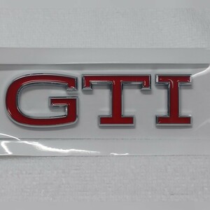 VW GTI エンブレムステッカー//リアエンブレム//ゴルフ7/ゴルフ8/フォルクスワーゲン 