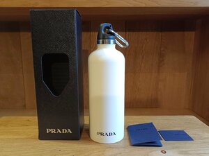 希少 未使用品 PRADA/プラダ 保温ウォーターボトル ステンレスボトル 500ml マットホワイト