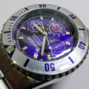 Y-41179N 1円スタート ドラッチ クロノグラフ 1999年限定モデル 10000万本限定 不動品 Doratch 200m 保管品 現状品 ドラえもん 腕時計の画像9