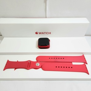 Y-05057K[ electrification operation not yet verification ]Apple Watch Apple watch series 8 45mm PRODUCT RED red red iPhone Junk part removing 