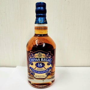 C-05121K【未開栓】CHIVAS REGAL シーバスリーガル 18年 ゴールドシグネチャー ウイスキー スコッチ 700ml 40％ お酒 ヴィンテージ 