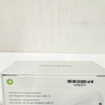 C-69539K【未開封】AirPods Pro エアーポッズ MTJV3J/A 第2世代 ワイヤレスイヤホン イヤフォン 充電器付き USB-C Apple アップル_画像3