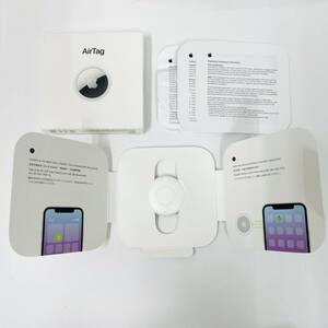 C-050522SI 【1円スタート】 Apple アップル AirTag エアタグ 未使用？ 1pack MX532ZP/A HGHJKU4DP0GV