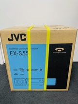 C-6M　【新品　未開封】 JVCケンウッド EX-S55-T ウッドコーン Bluetooth搭載 ハイレゾ音源再生 録音対応USB端子搭載 コンパクトブラウン_画像1