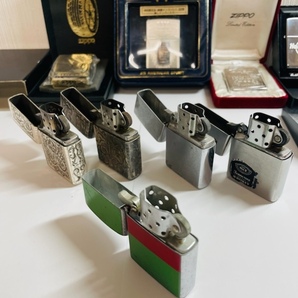 CQC1 【1000円スタート】 ZIPPO ライター 11点おまとめ 表面加工 一部ケース付き 喫煙 喫煙具 タバコ オイル 着火未確認 等の画像8