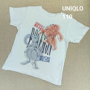 ポケモン　 Tシャツ　 半袖　　 ユニクロ　 UT ホワイト　白T ミュウツー　