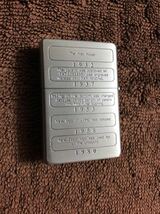 ZIPPO ジッポー 歴代ボトム オイルライター　メタル貼り　限定品　シリアル番号付き　1998年製 未使用品_画像3