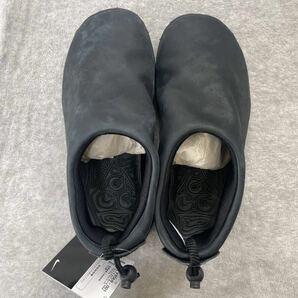 27.5cm 新品未使用 NIKE ACG ナイキ エーシージー MOC PRM エア モック プレミアム スリッポン スニーカー シューズ ブラック B品 正規品の画像5