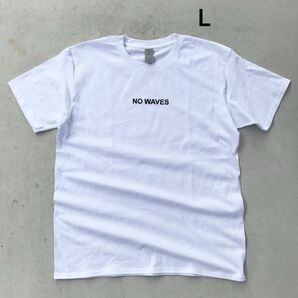 最新作 S_AND NO WAVES 半袖ロゴTシャツ L