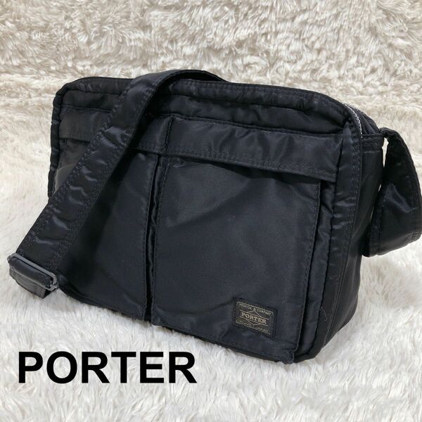 美品 PORTER ポーター吉田カバン TANKER タンカー ナイロン SHOULDER BAG ショルダーバッグ 2層式