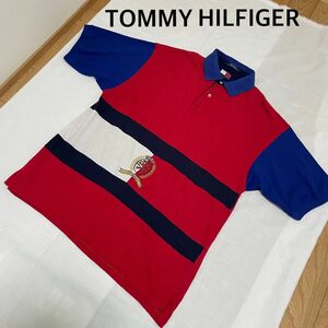 TOMMY HILFIGER トミーヒルヒィガー　半袖　ポロシャツ　オーバーサイズ