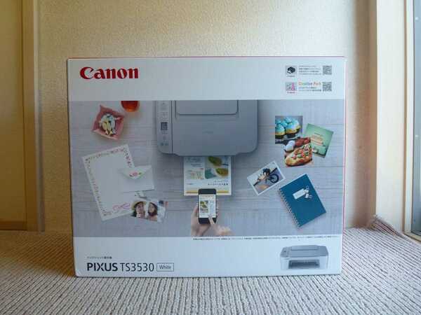 ●新品●　TS3530　白　PIXUS　純正インク（BC-365、BC-366）なし　 インクジェットプリンター Canon キヤノン Wi-Fi対応 コピー機能あり