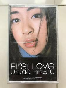 CT 宇多田ヒカル「 First Love 」インドネシア Utada Hikaru カセットテープ 中古品 Casstte Tape 海外版 Official 