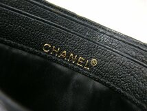 5108T【本物保証】 CHANEL シャネル カードケース ココマーク ブラック_画像8