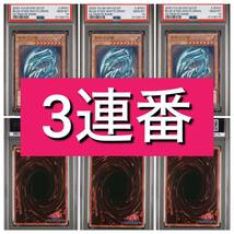 psa10 3連番 遊戯王 青眼の白龍 レリーフ　サイドプライド　said pride_画像1