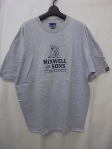 【KCM】ful-11-XL★長期保管品★メンズ　半袖Tシャツ 『mixwell』　グレー　サイズ：XL