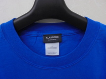 【KCM】ful-56-L★古着・中古★メンズ　半袖Tシャツ 『KLASSICKS by DOPEMAN NYC』　ブルー　サイズ：L_画像2